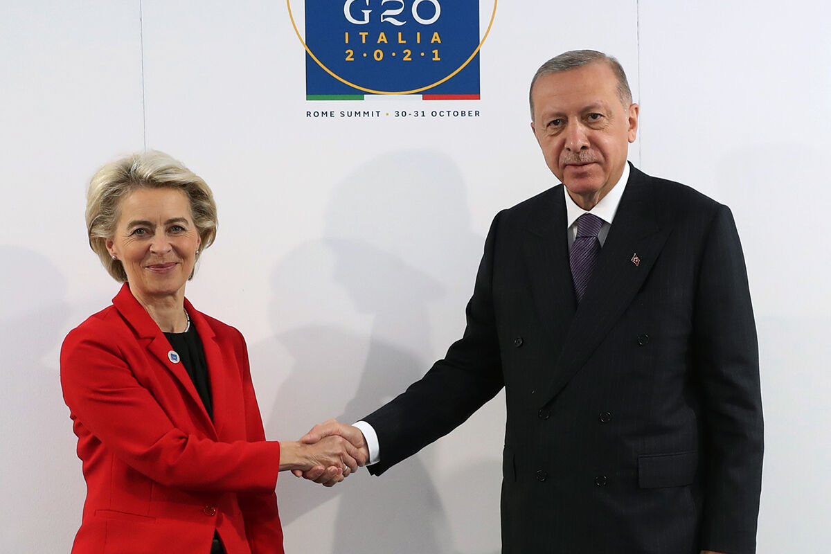 Ursula Von Der Leyen, Cumhurbaşkanı Recep Tayyip Erdoğan