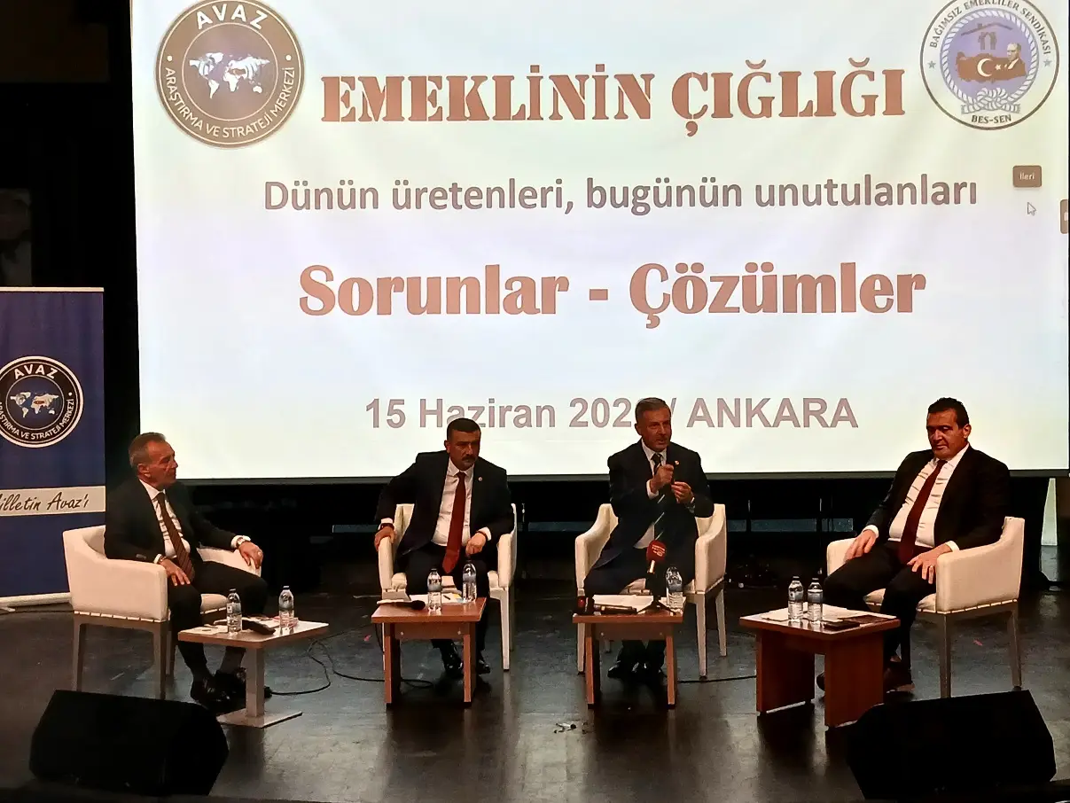 Avaz Bağımsız Emekliler Sendikası Panel Şerafettin Deniz Selçuk Türkoğlu Selçuk Özdağ Ulaş Karasu (2)