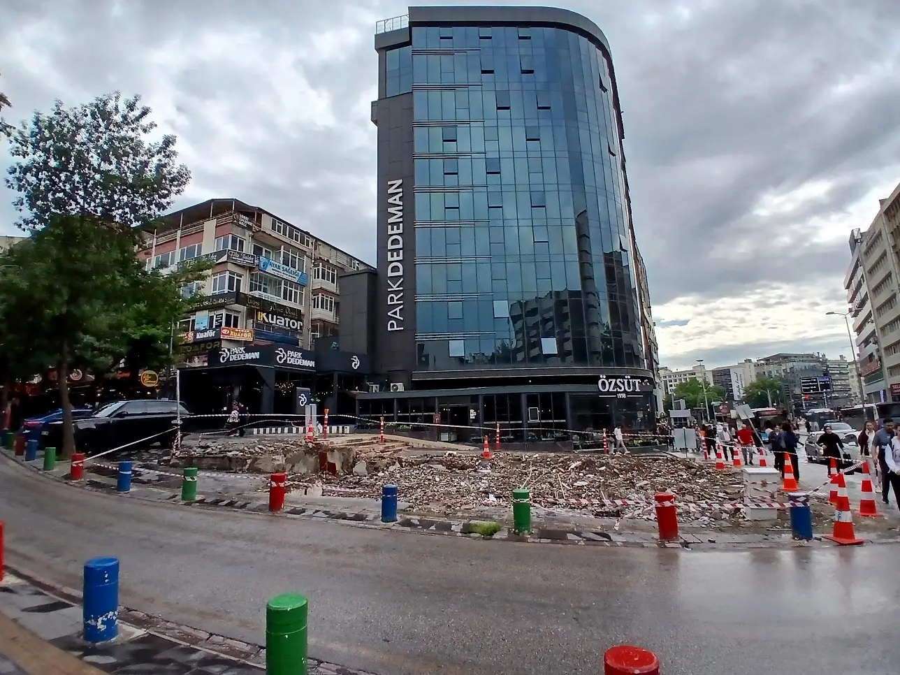 Çankaya Ziya Gökalp Bulvarı Selanik Caddesi Üst Geçit Yıkım Park Dedeman