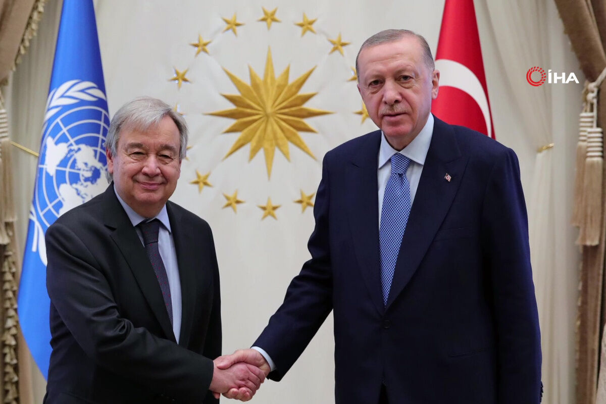 Cumhurbaşkanı Erdoğan, Bm Genel Sekreteri Guterres Ile Görüştü3