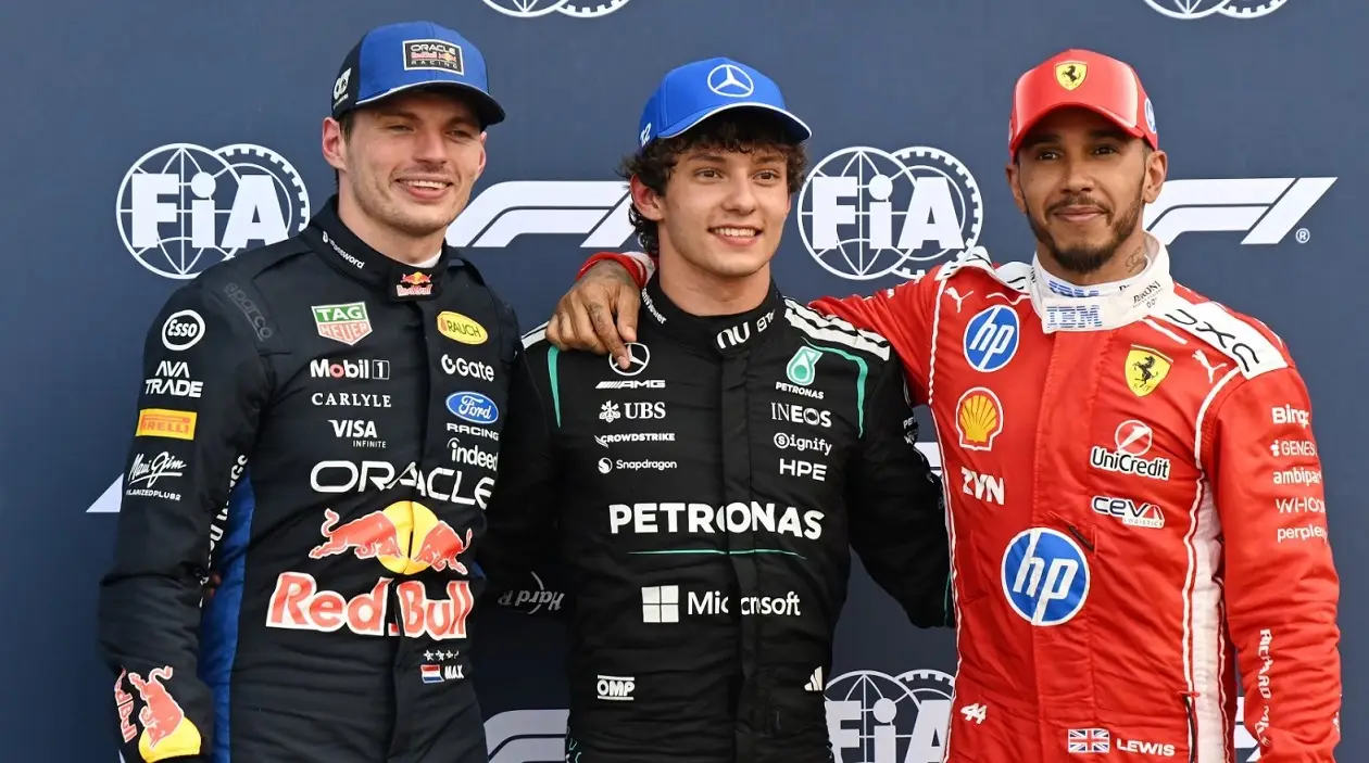 F1 Formula1 Monaco Gp Kimi Antonelli Mercedes Verstappen Hamilton