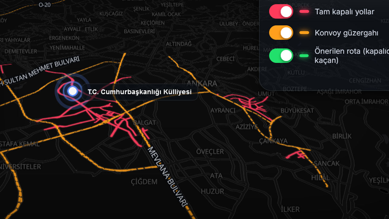 Kapatılacak Yollar