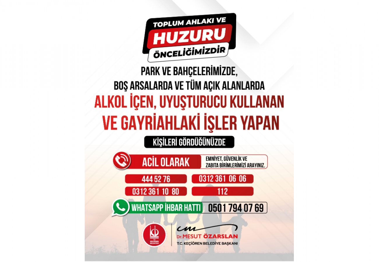 Keciorende Uyusturucuyla Mucadelede Seferberlik Kecioren.bel.tr 24391