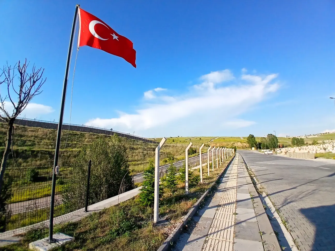 Mamak Ortaköy Mezarlığı Çit Tel Örgü Beton Direk Defin Alanı (4)