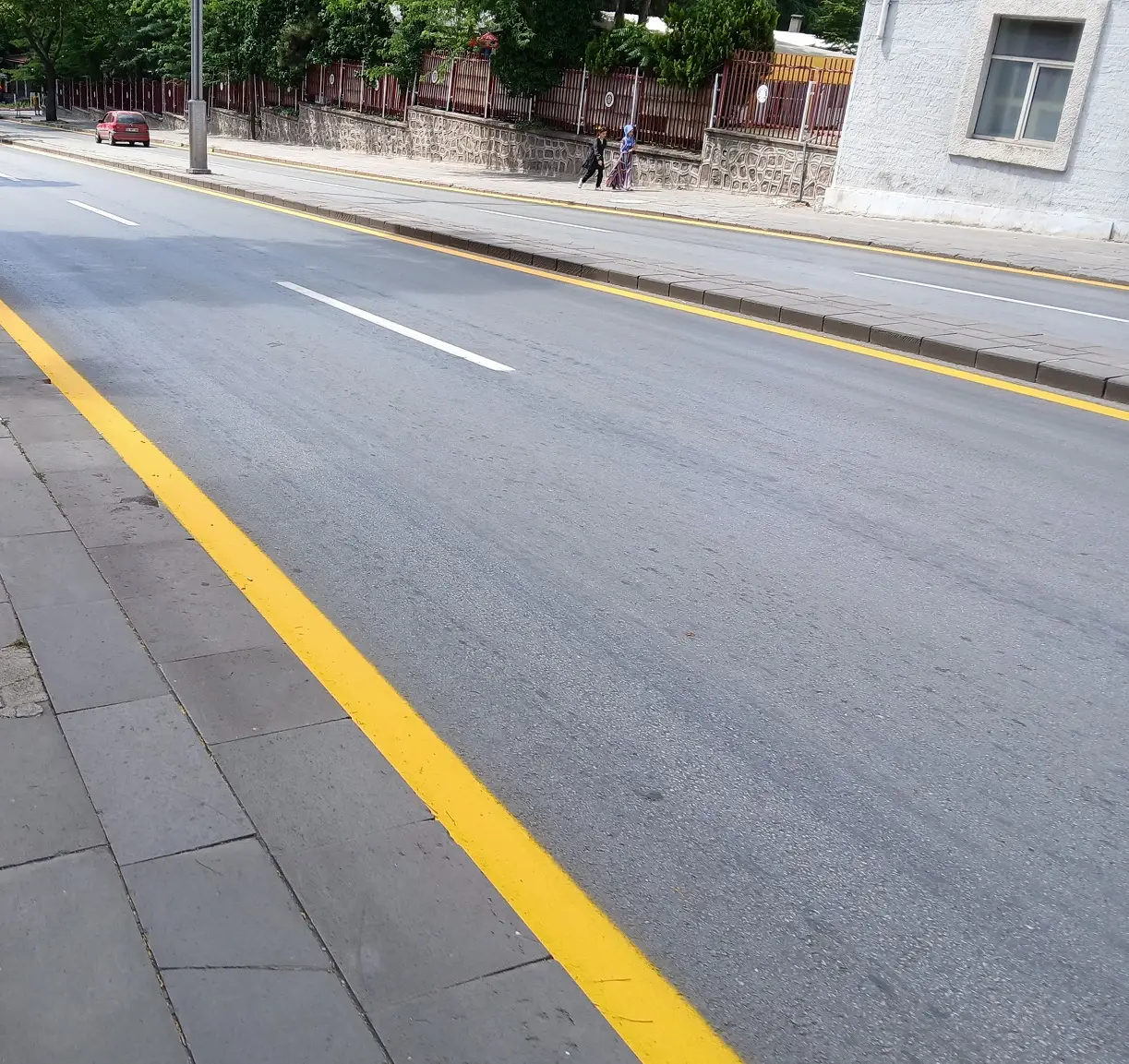 Tıp Fakültesi Caddesi Sarı Yol Çizgileri Natoyolu Güzergahı Nato Liderler Zirvesi (2)