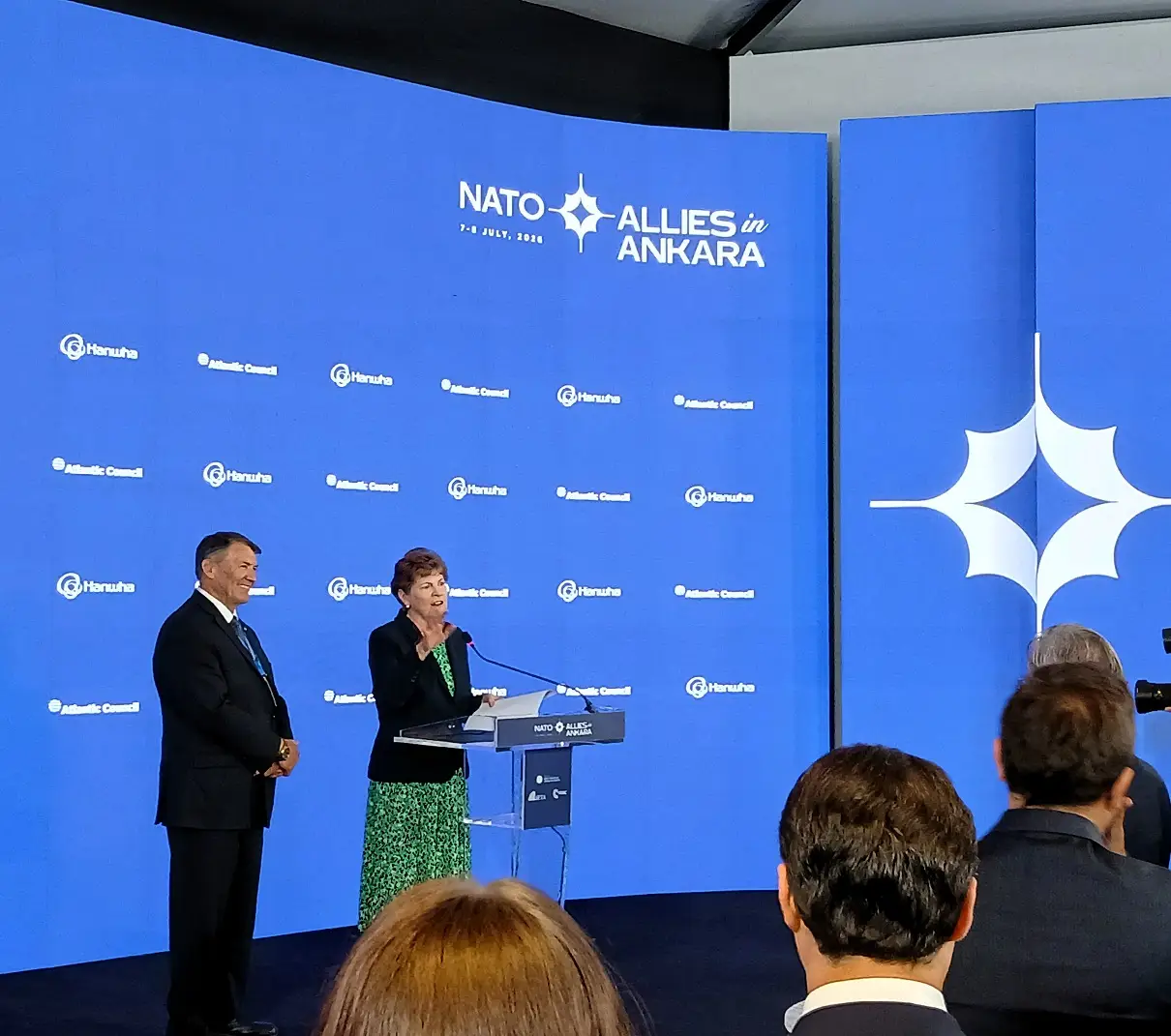 Abd Senatörü Jeanne Shaheen Mike Rounds Nato Ankara Zirvesi Panel Resepsiyon Ankara Palas