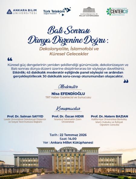 Batı Sonrası Dünya Düzeni Ankara