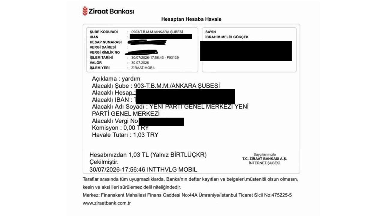 Dekont Yeni