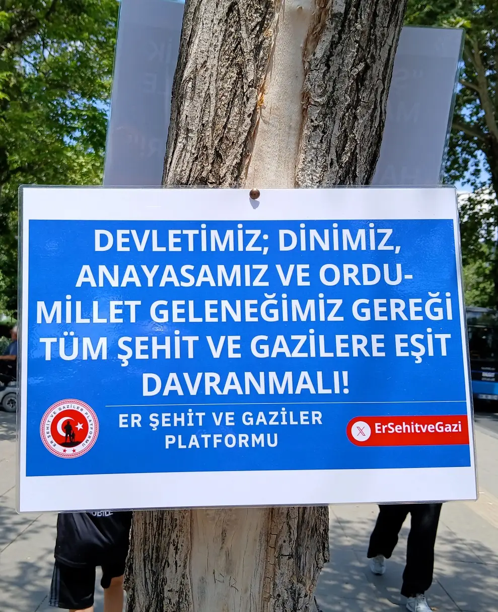 Er Şehit Ve Gaziler Platformu Üyeleri Güvenpark Oturma Eylemi (1)