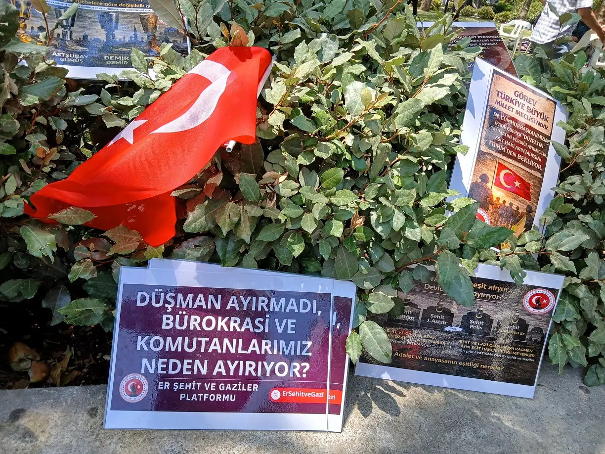 Er Şehit Ve Gaziler Platformu Üyeleri Güvenpark Oturma Eylemi (6)