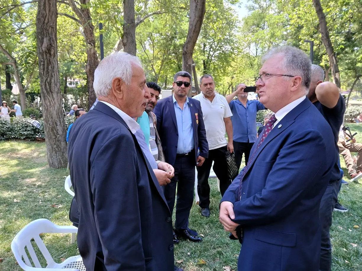 Er Şehit Ve Gaziler Platformu Üyeleri Güvenpark Oturma Eylemi Iyi Parti Gik Rafet Kılıç