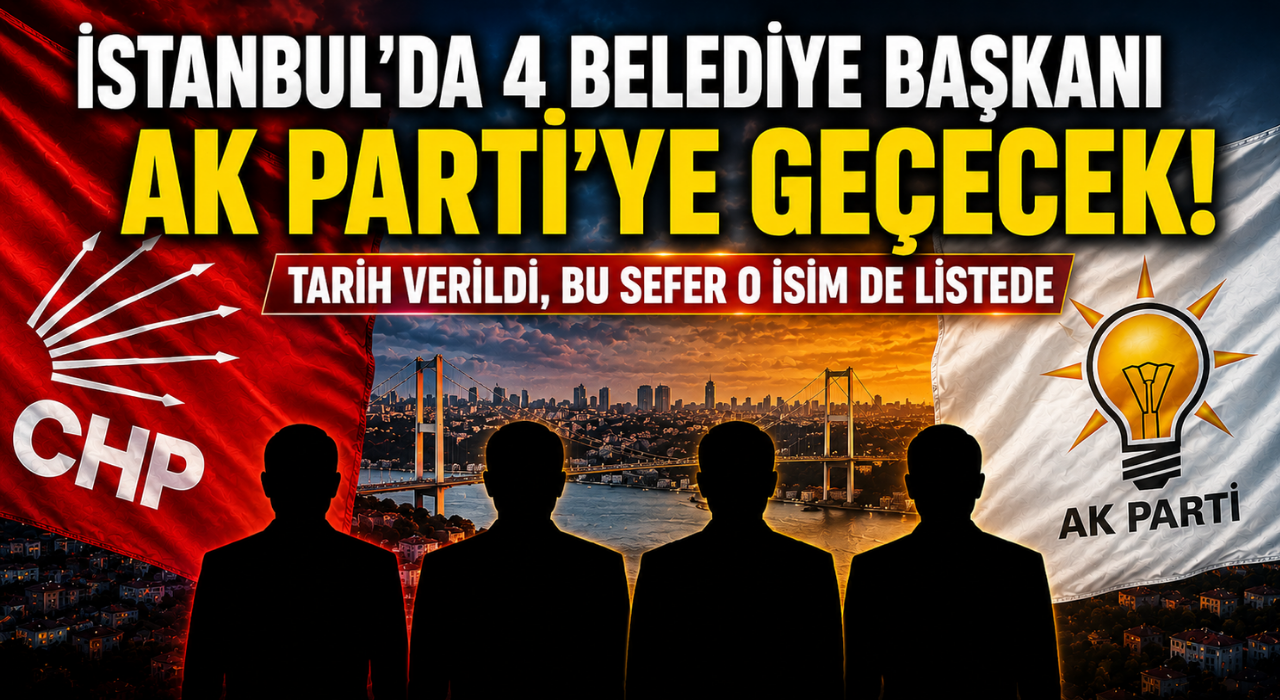 İstanbul'da 4 belediye başkanı AK Parti'ye geçecek! Tarih verildi, bu sefer o isim de listede