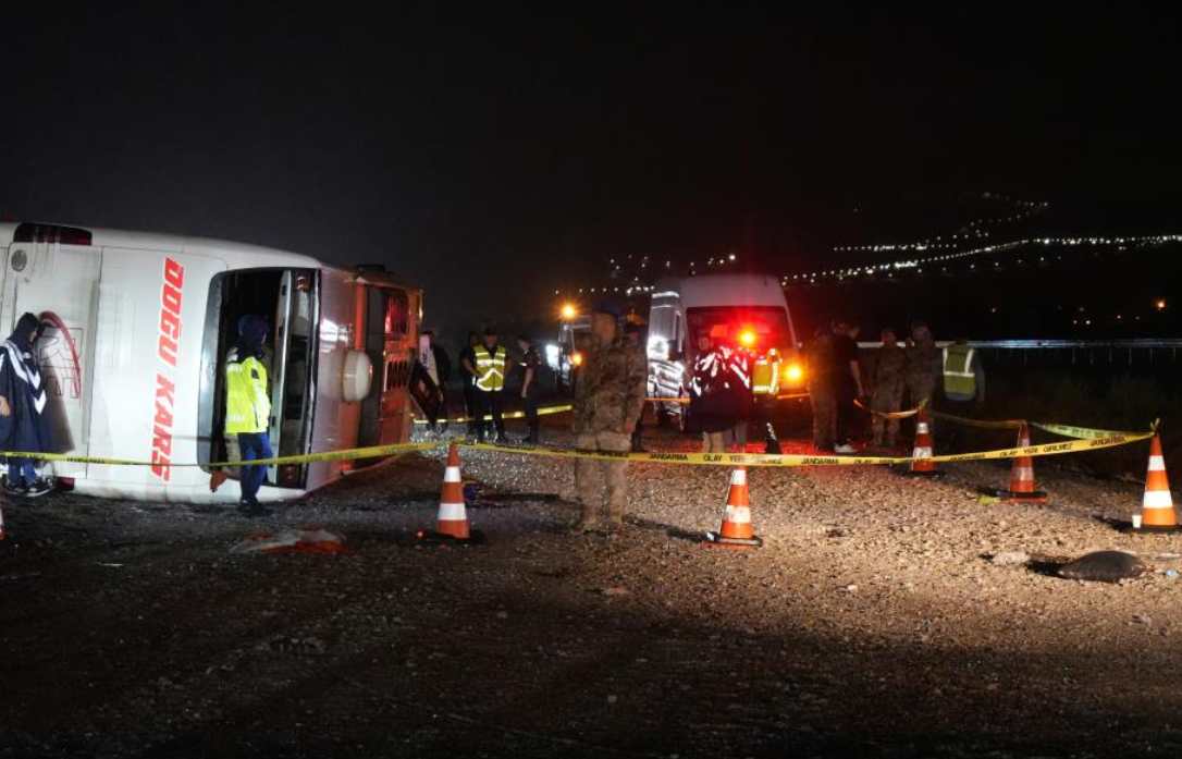 Kaza Otobüs Şarampole Kırıkkale