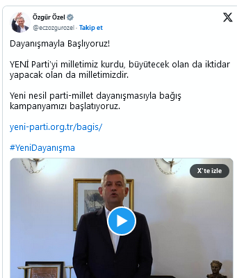 Screenshot 2026 07 29 At 21 47 58 Özgür Özel Duyurdu Yeni Parti Bağış Kampanyası Başlattı