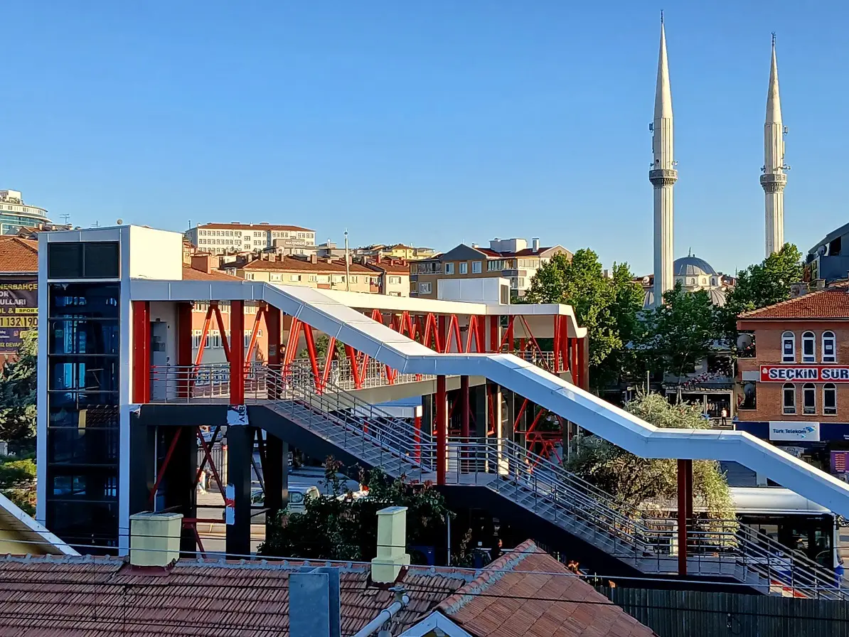 Tcdd Etimesgut Tren Istasyonu Başkentray Istasyon Caddesi Üst Geçit (7)