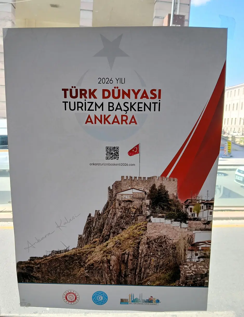 Türk Dünyası Turizm Başkenti Ankara Afiş