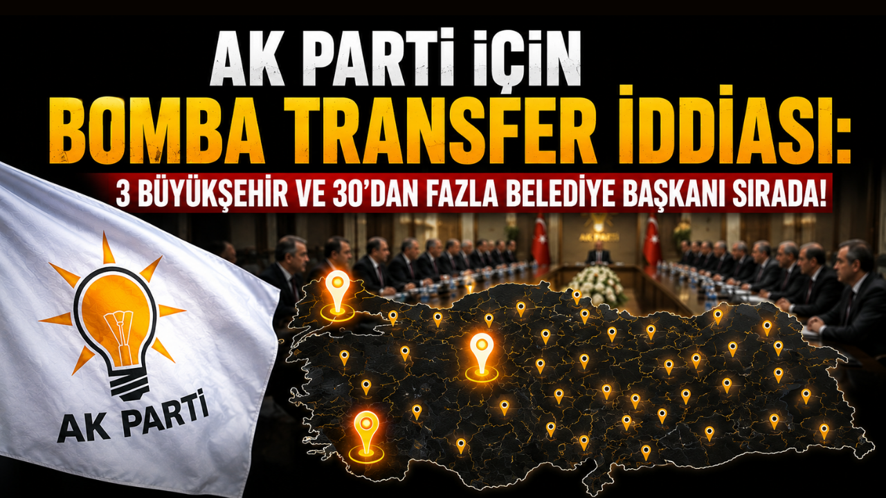 AK Parti için bomba transfer iddiası: 3 büyükşehir ve 30’dan fazla belediye başkanı sırada!