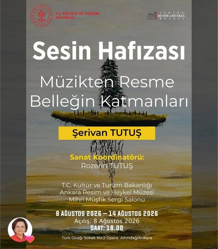 Ankara Resim Ve Heykel Müzesi Sanatçı Şerivan Tutuş Sesi̇n Hafizasi Sergi-1