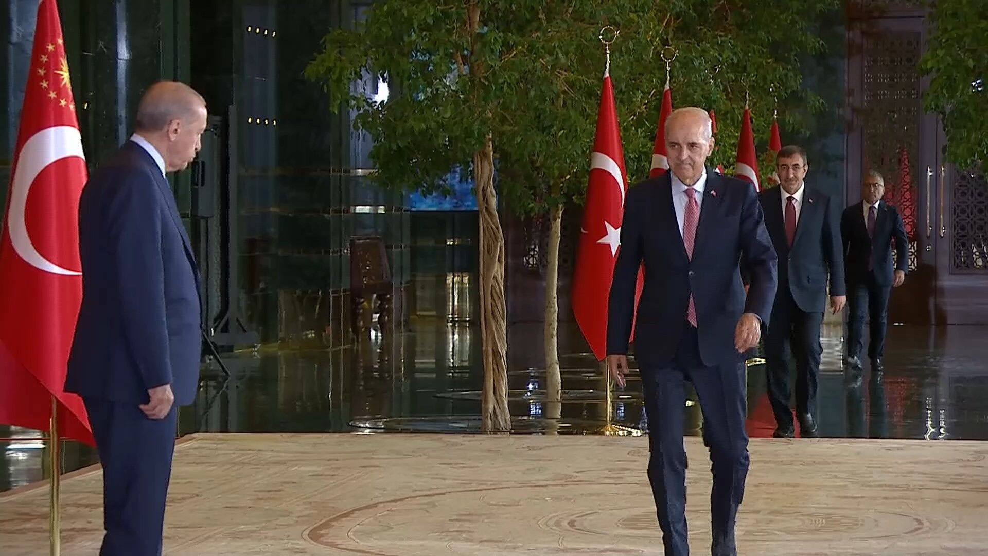 Cumhurbaşkanı Erdoğan, 30 Ağustos Tebriklerini Kabul Etti (3)