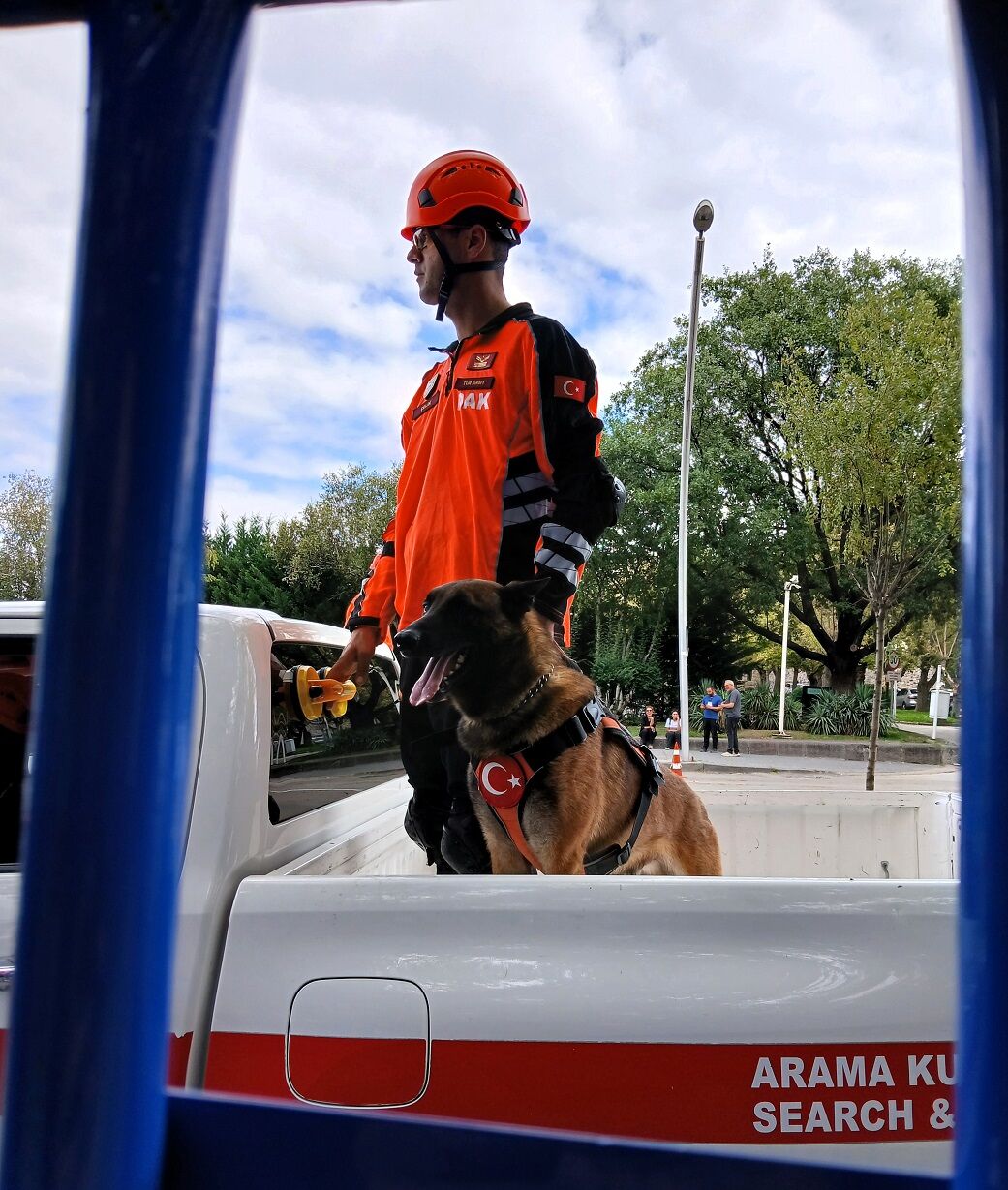 Dak Arama Kurtarma K9 Köpek 30 Ağustos Kortej Geçişi