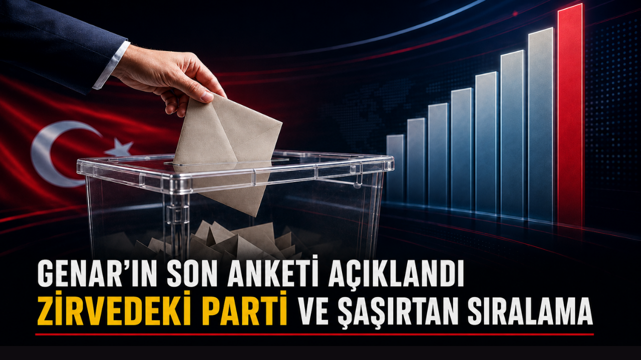 GENAR'ın son anketi açıklandı: İşte zirvedeki parti ve şaşırtan sıralama