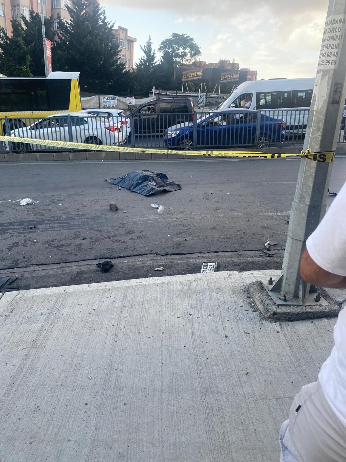 İstanbul'da Motosikletler Çarpıştı 1 Ölü, 1 Ağır Yaralı (2)