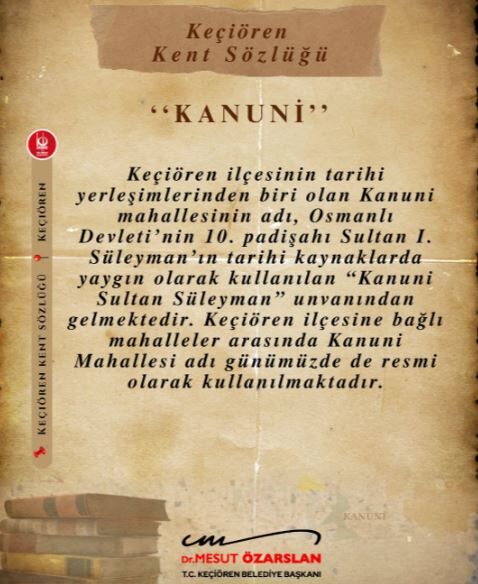 Keçiören Kennt Sözlüğü