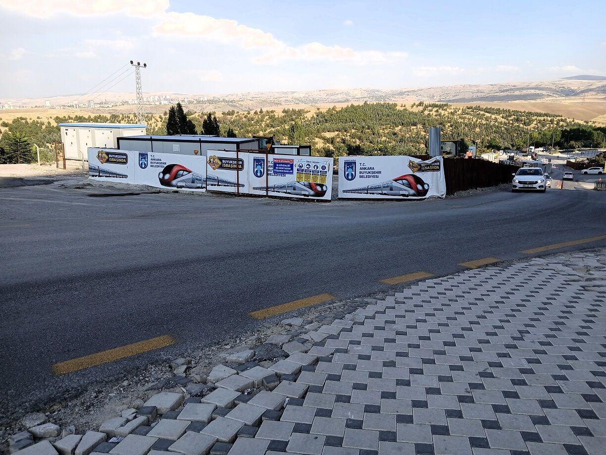 Mamak Metrosu Inşaat Ankara Büyükşehir Belediyesi Gülermak (4)