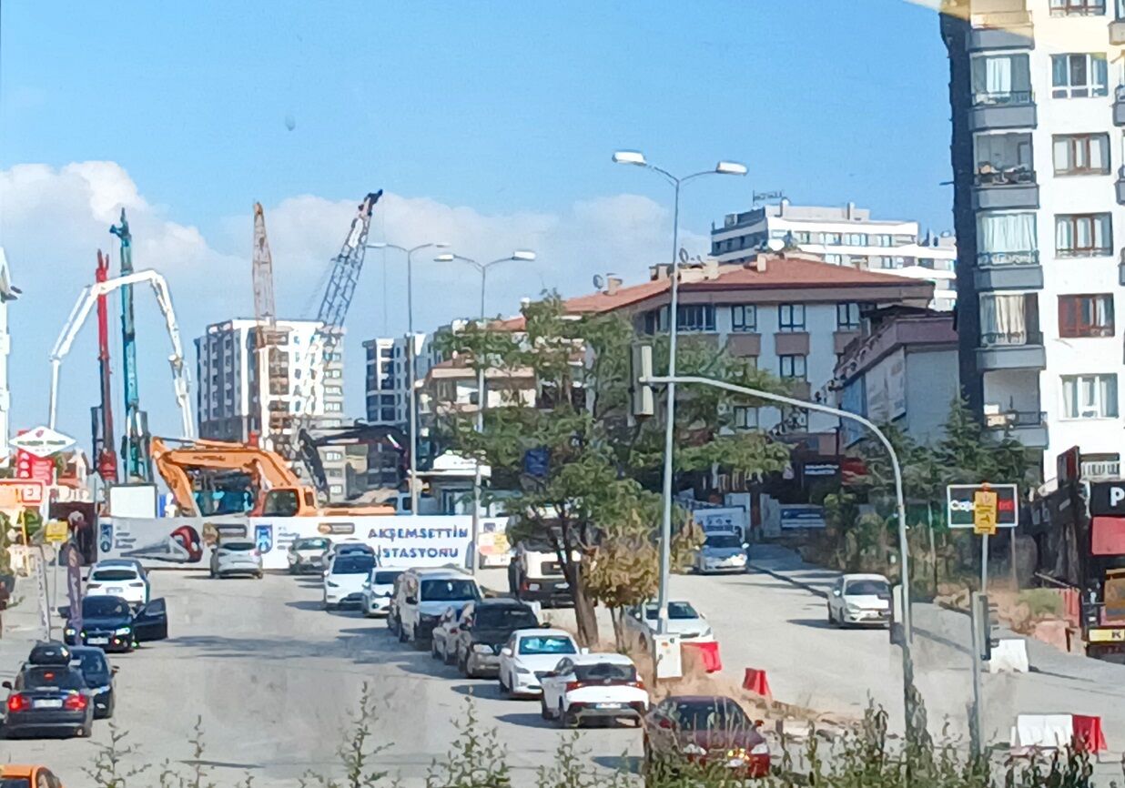 Mamak Metrosu Inşaat Ankara Büyükşehir Belediyesi Gülermak Akşemsettin