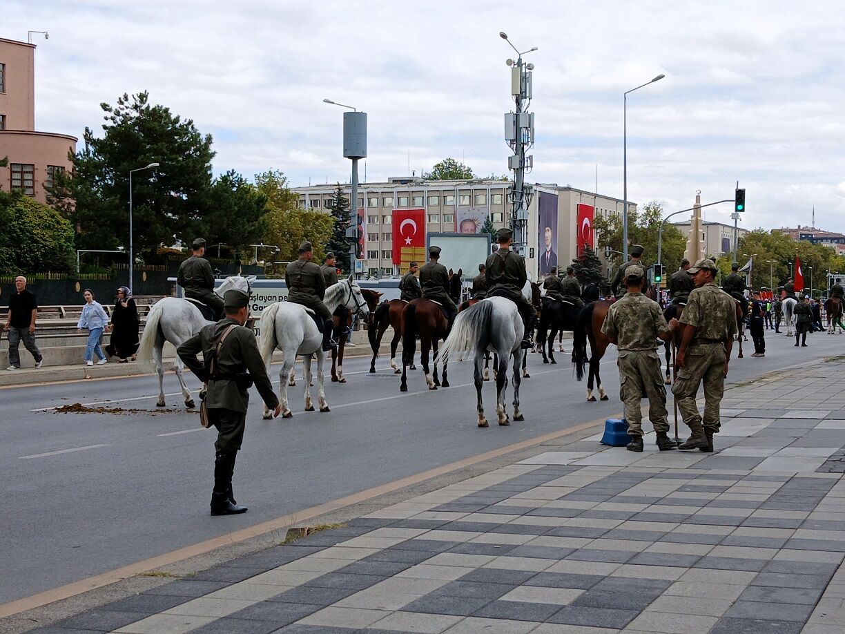 Süvari Askeri Atlı Birlik Kortej Geçişi 30 Ağustos