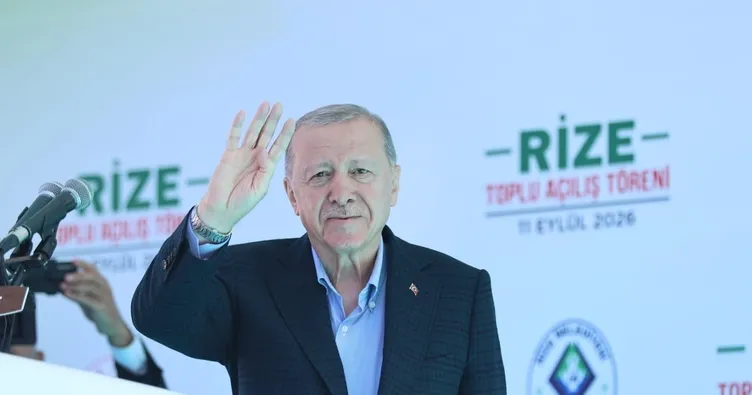 Erdoğan’dan Rize’de yatırım açıklamaları: 'Muhalefetin ne dediğiyle, ne yaptığıyla ilgilenmiyoruz'