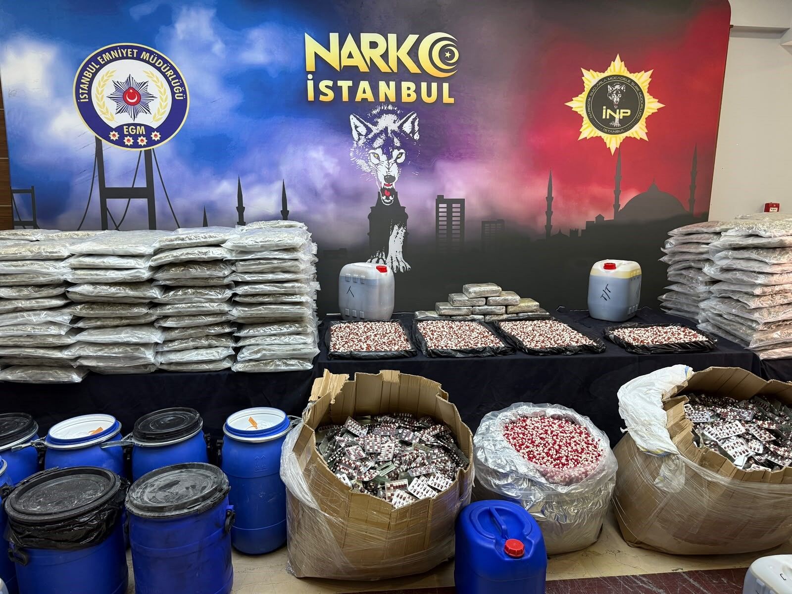İstanbul’da narkotik operasyonlarının bilançosu açıklandı: Tonlarca uyuşturucu ele geçirildi