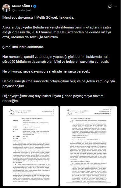 Aağırel Tweet Gökçek