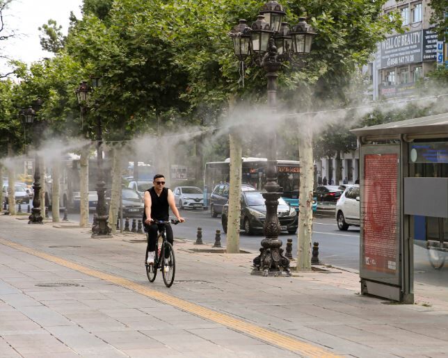 Açık Hava Serinletme Sistemi Kızılay Ankara