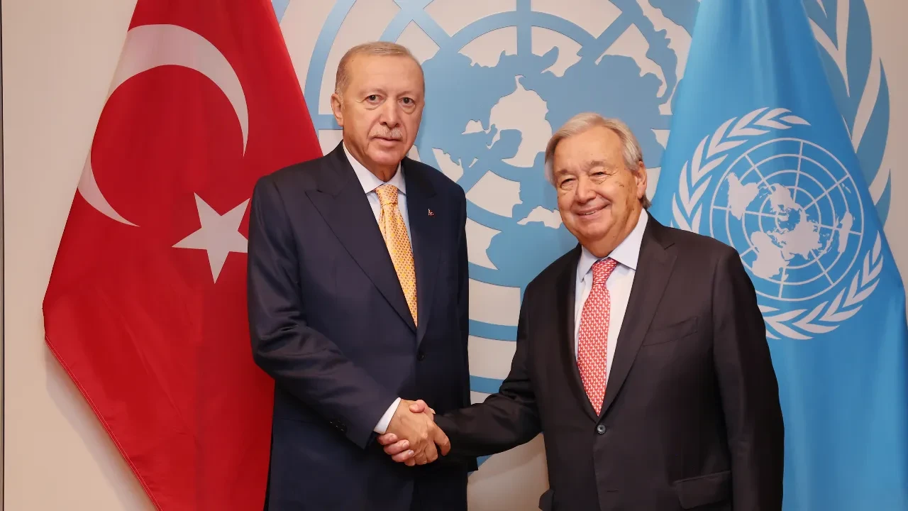 Erdoğan’dan Guterres’e Gazze mesajı: İki devletli çözüm zemini korunmalı