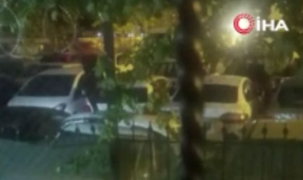 Ankara'da gece yarısı şaşkına çeviren olay: Araçların üzerinde zıplayarak yürüdü!