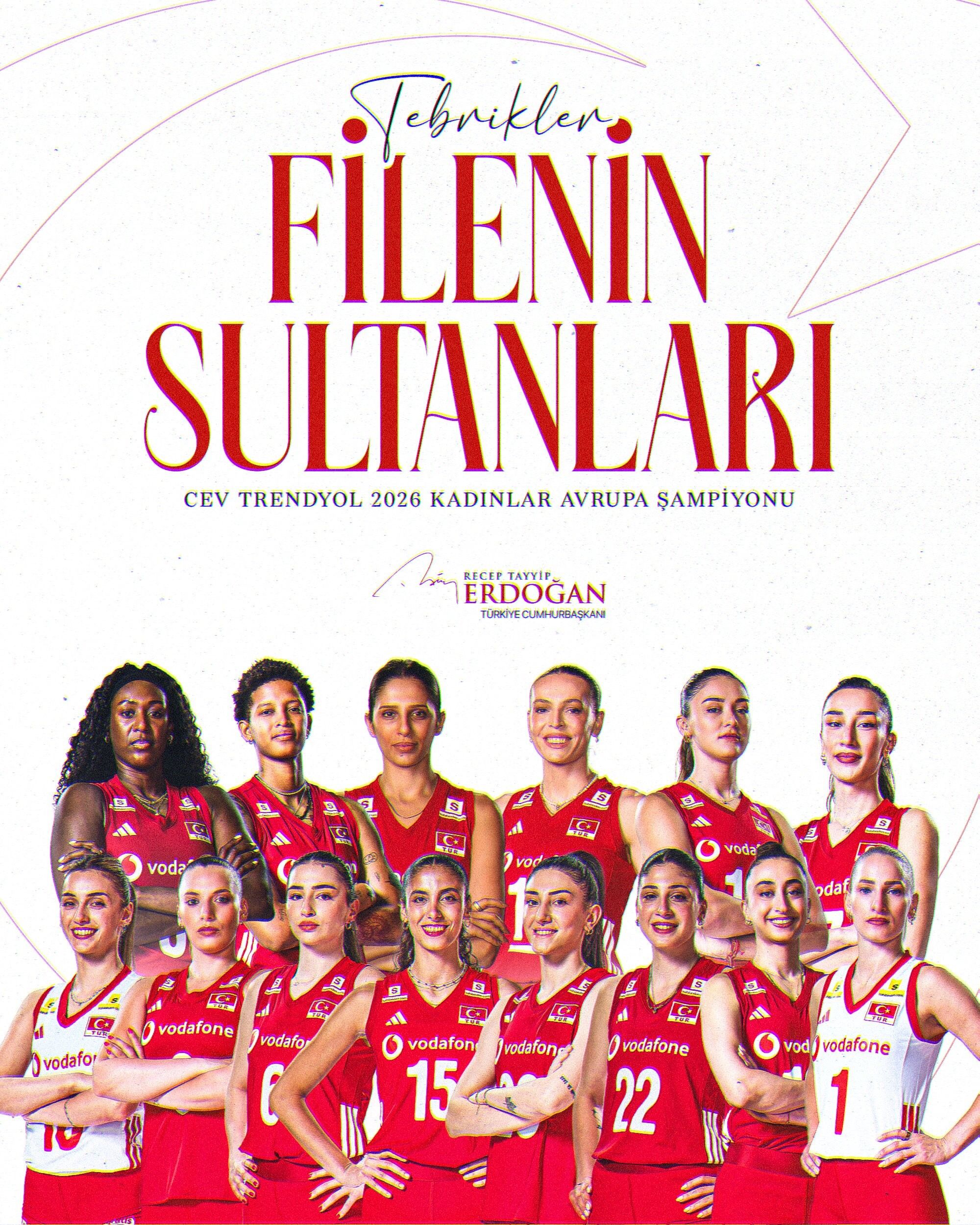 Filenin Sultanları Tarih Yazdı! Üst Üste 2. Kez Avrupa Şampiyonluğu Geldi