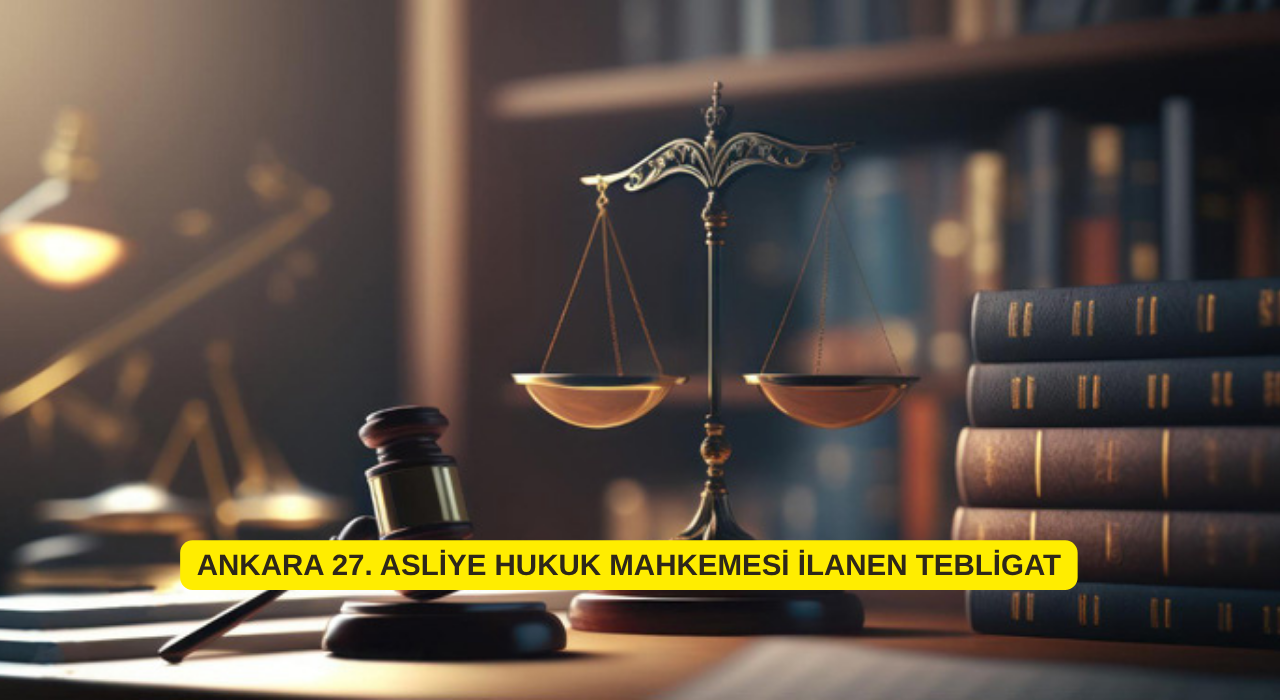ANKARA 27. ASLİYE HUKUK MAHKEMESİ İLANEN TEBLİGAT