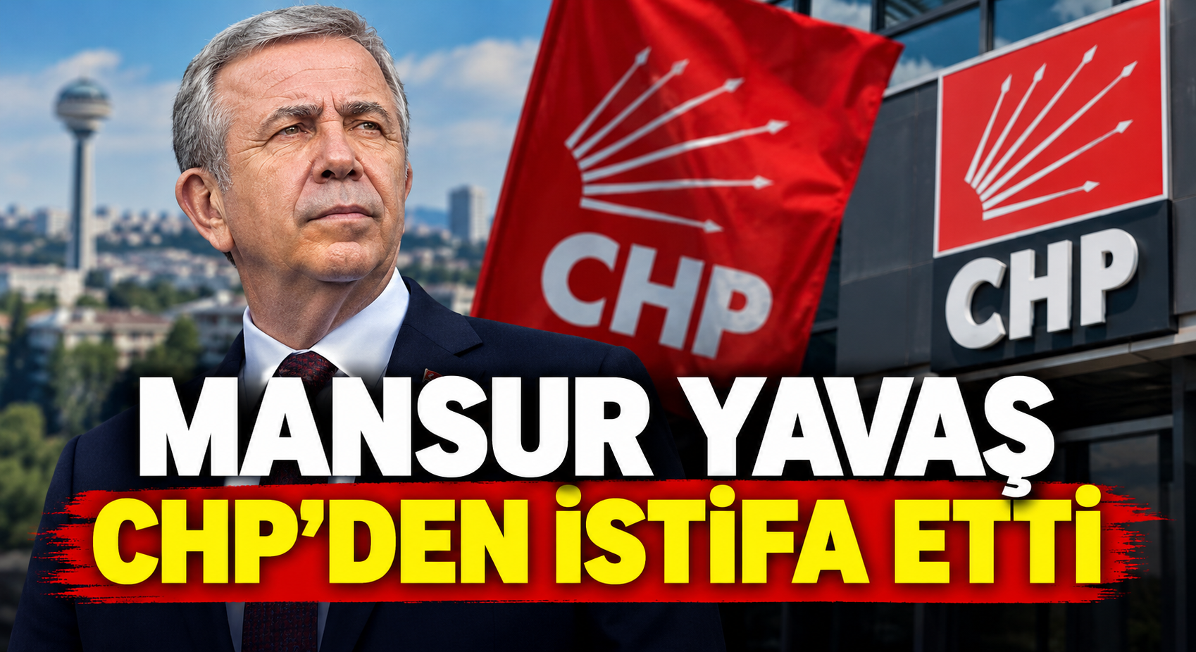 Ankara gündemine bomba gibi düştü: Mansur Yavaş CHP'den istifa etti!