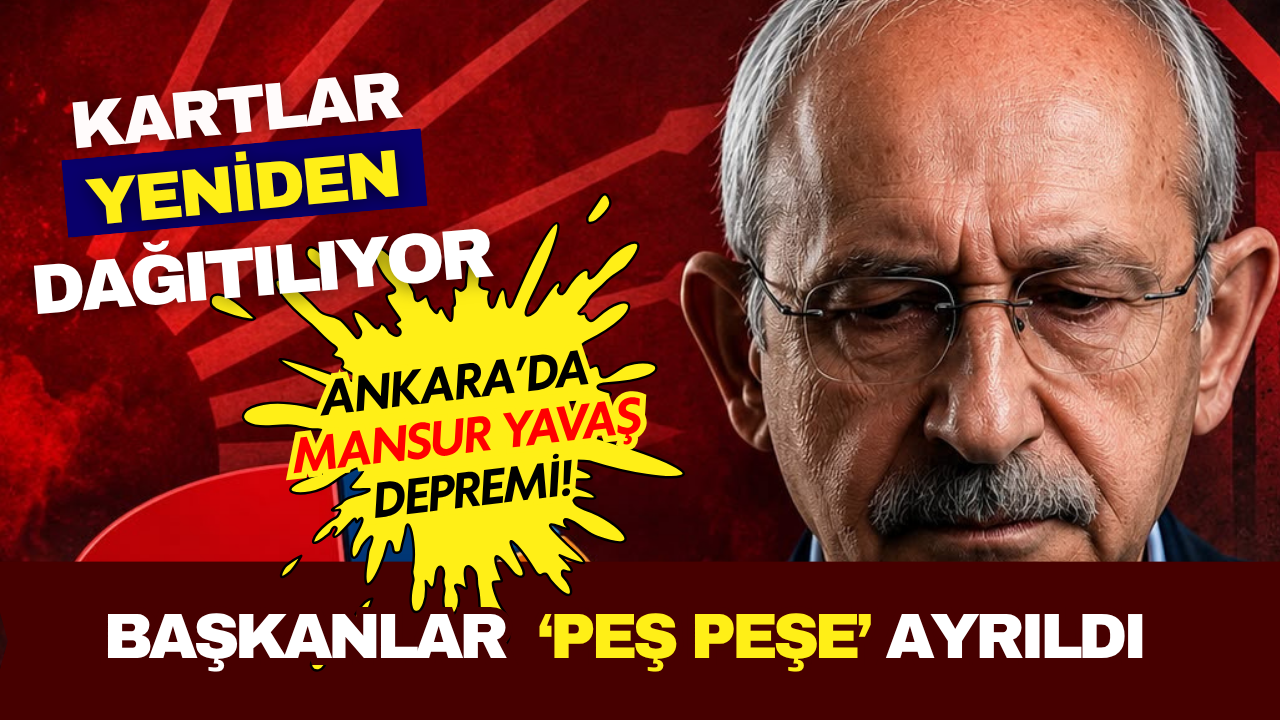 ANKARA’DA İSTİFA DALGASI! YAVAŞ’IN ARDINDAN BAŞKANLAR PEŞ PEŞE AYRILIYOR