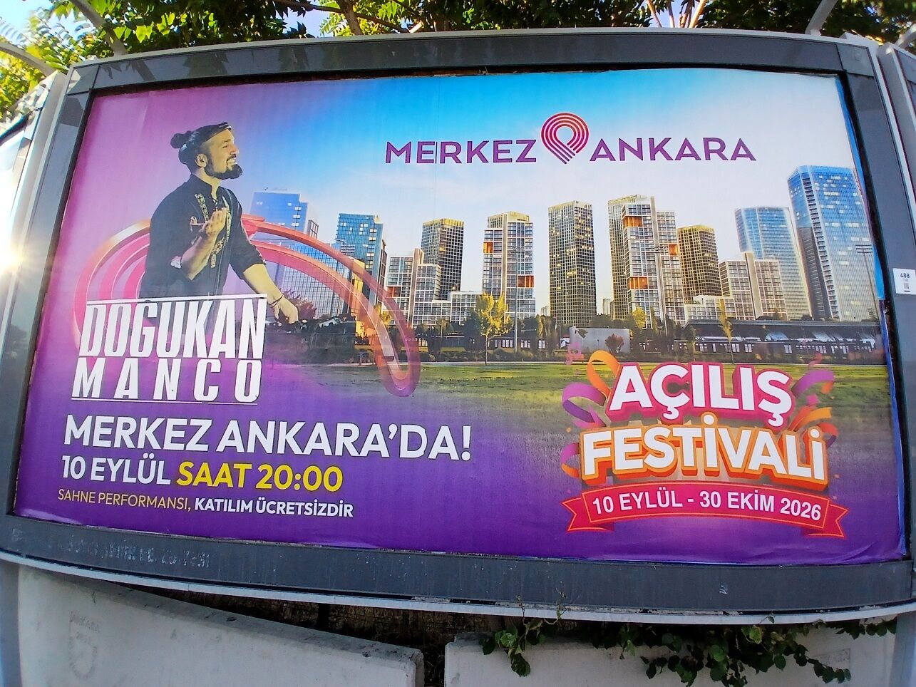 Merkez Ankara Açılış Festivali Doğukan Manço
