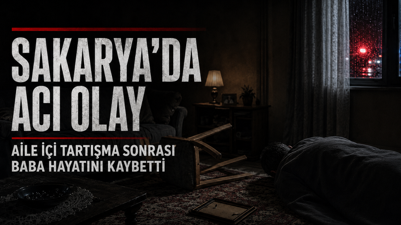 Sakarya'da acı olay: Aile içi tartışma sonrası baba hayatını kaybetti!