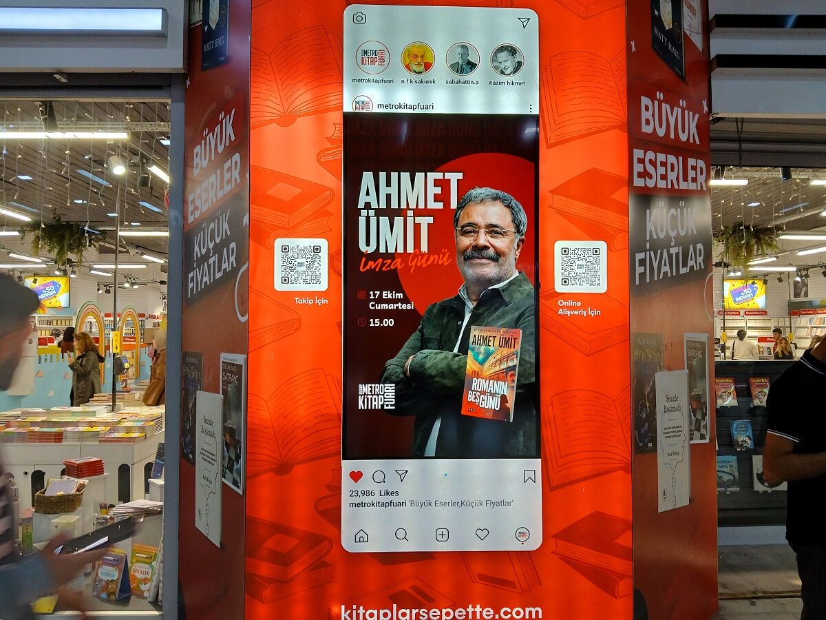 Ahmet Ümit, Kızılay Metro Kitap Fuarı’nda okurlarıyla buluşacak