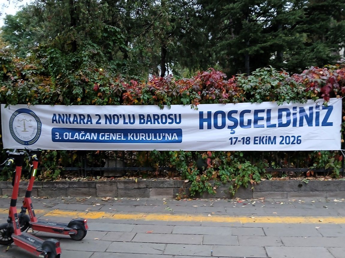 Ankara 2 Nolu Barosu Olağan Genel Kurulu Aü Cebeci Kampüs