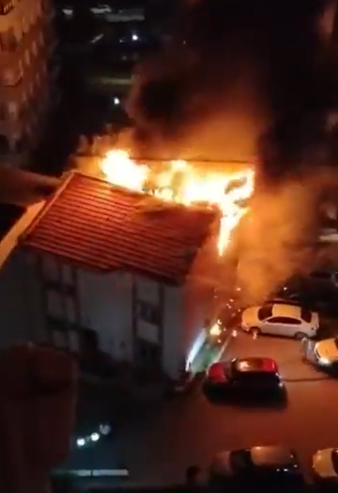 Ankara Yenimahalle Ev Yangın