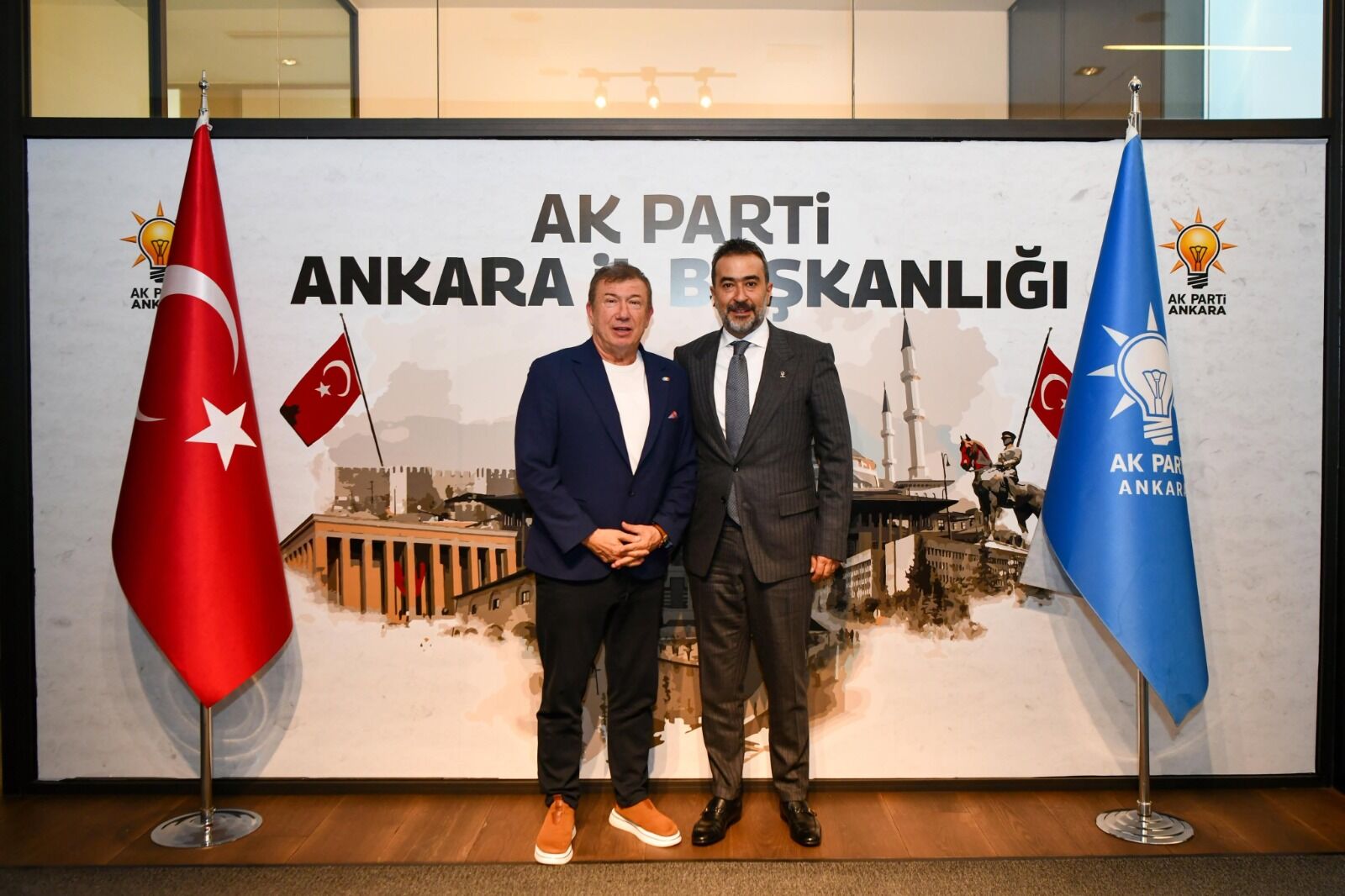 Gol kralı Tanju Çolak’tan Ankara’da dikkat çeken temas: Adresi AK Parti oldu