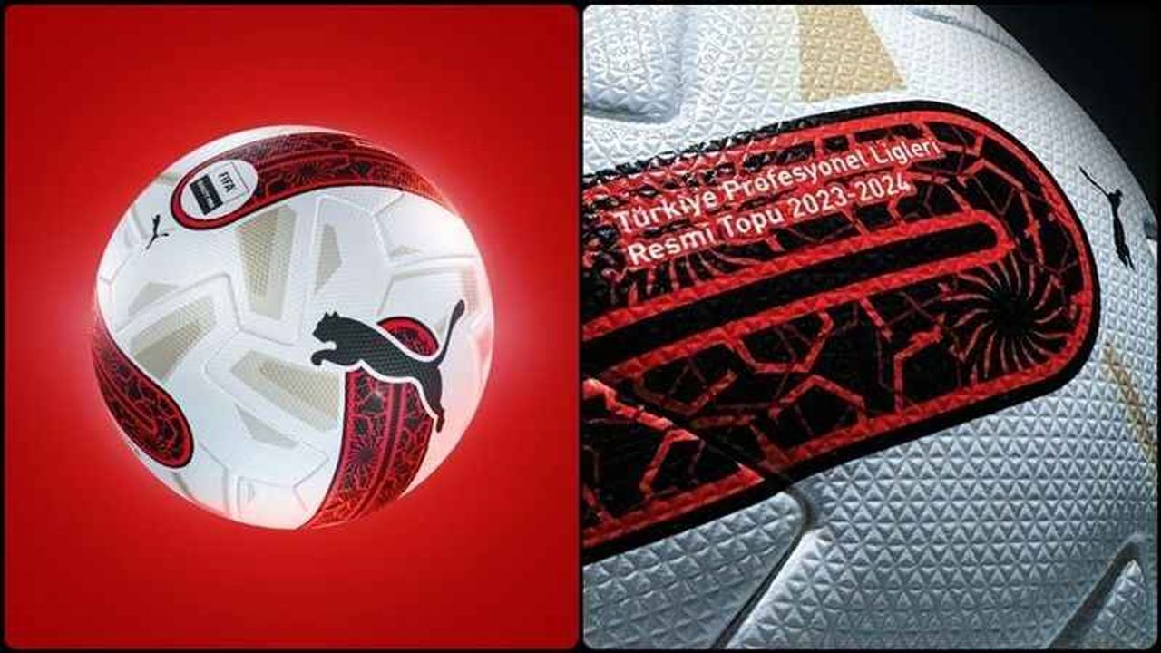 TFF yeni sezon topunu tanıttı! 2023-2024 sezonu futbol topu markası nedir?