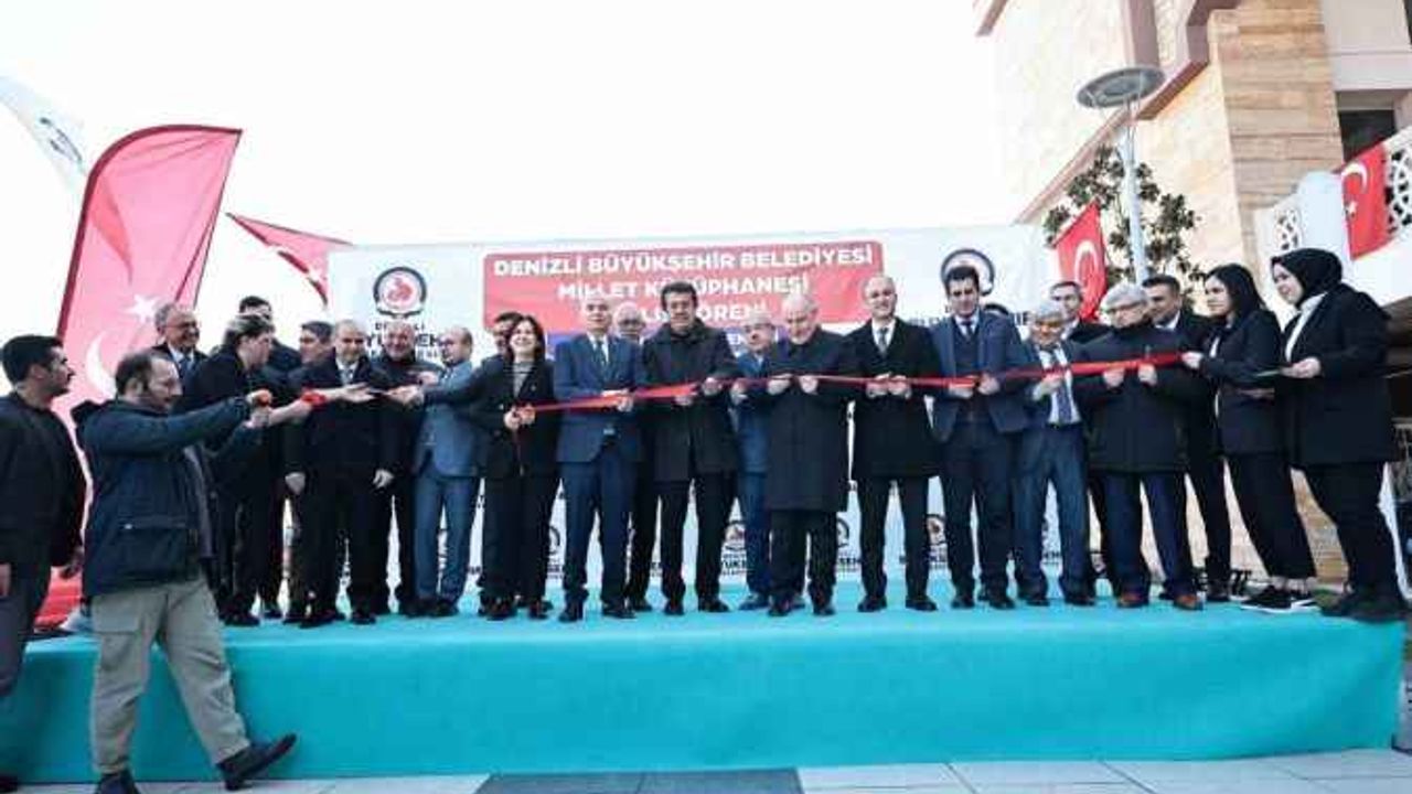 Denizli'ye yeni bir kütüphane yapıldı: Büyükşehir Millet Kütüphanesi hizmette!