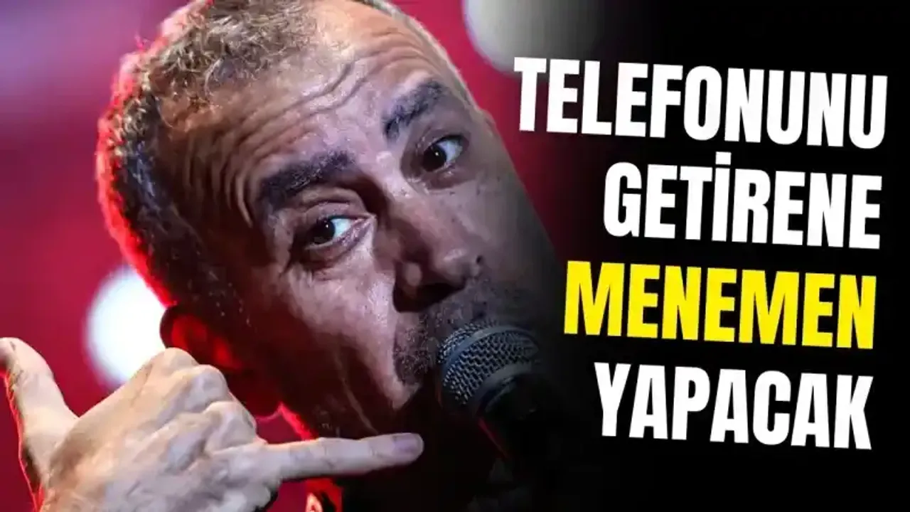 Haluk Levent telefonu unutunca olan oldu: Getirene menemen yapacağım!