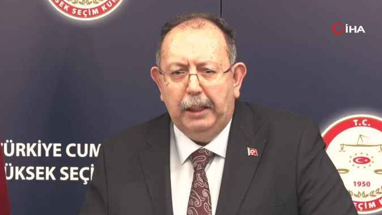 YSK Başkanı Yener'den Van açıklaması!